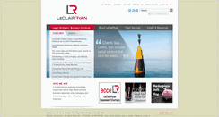 Desktop Screenshot of leclairryan.com