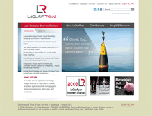 Tablet Screenshot of leclairryan.com